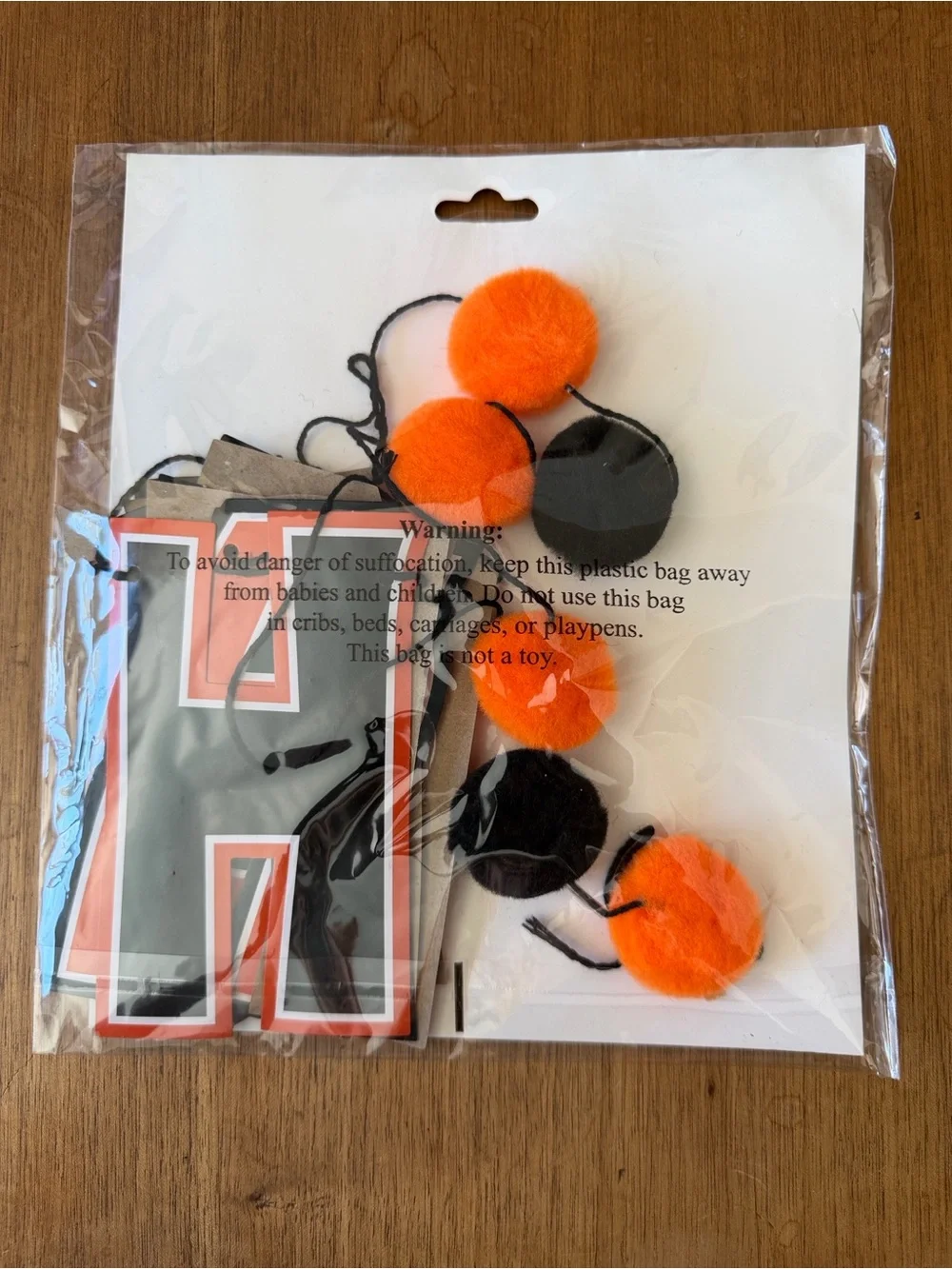 Hobby Lobby Halloween Banner - Orange and Black